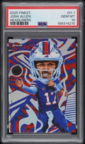 2025 Topps Finest Josh Allen #H-1 Headliners PSA 10
