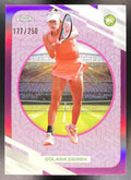 2026 Topps Chrome Tennis Solana Sierra #94 Pink Refractor 177/250 RC0