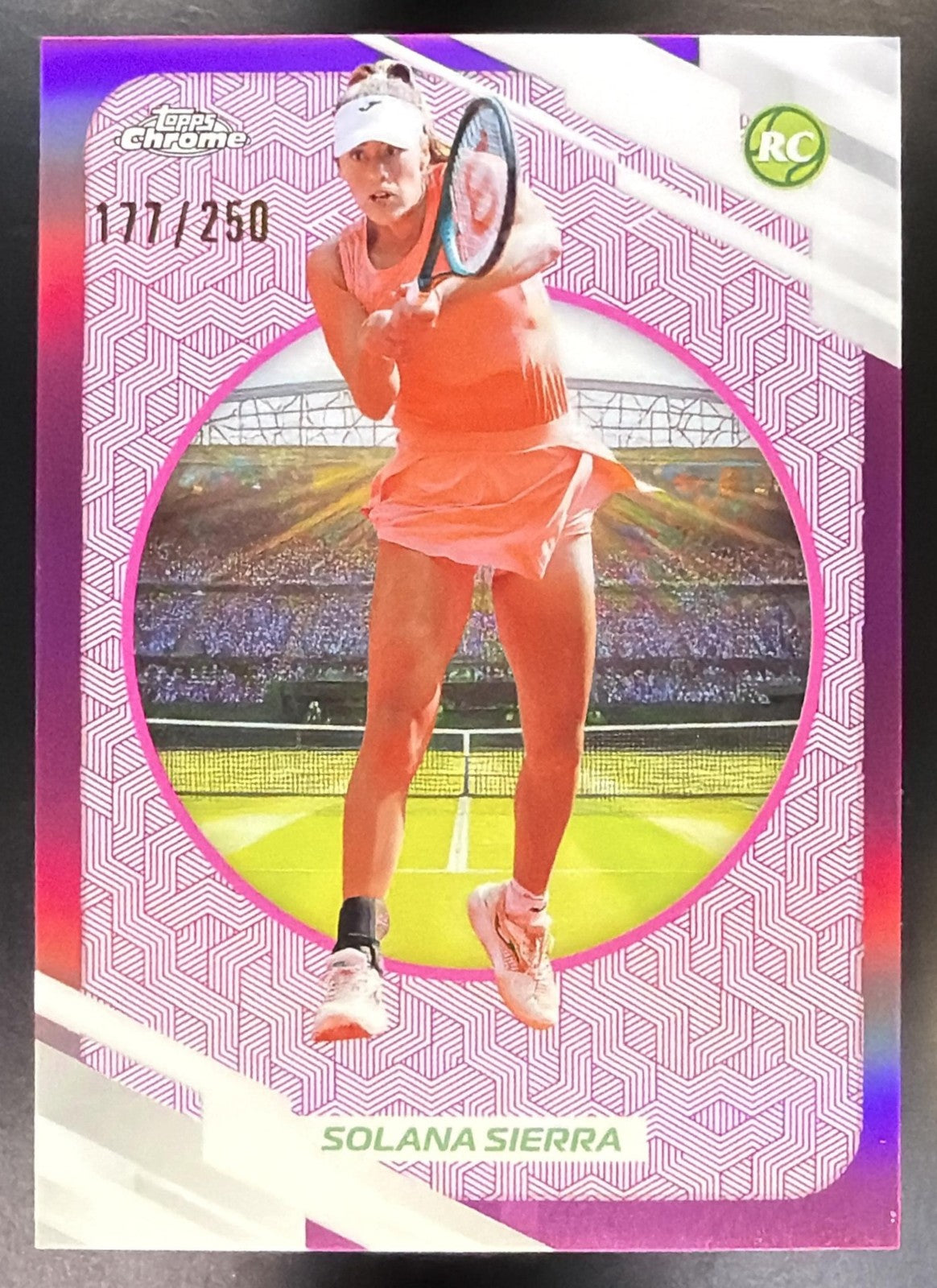 2026 Topps Chrome Tennis Solana Sierra #94 Pink Refractor 177/250 RC0