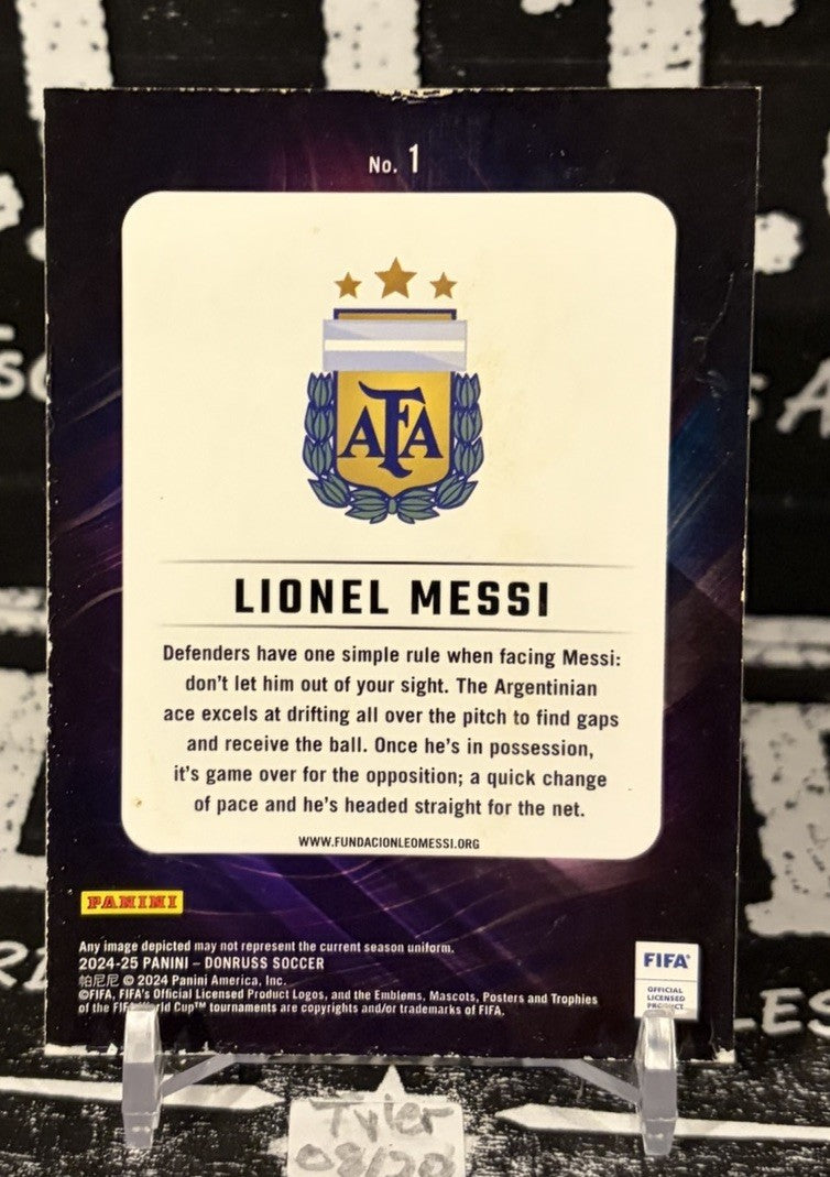 2024-25 Panini Donruss FIFA Lionel Messi #1 Night Moves Case Hit SSP