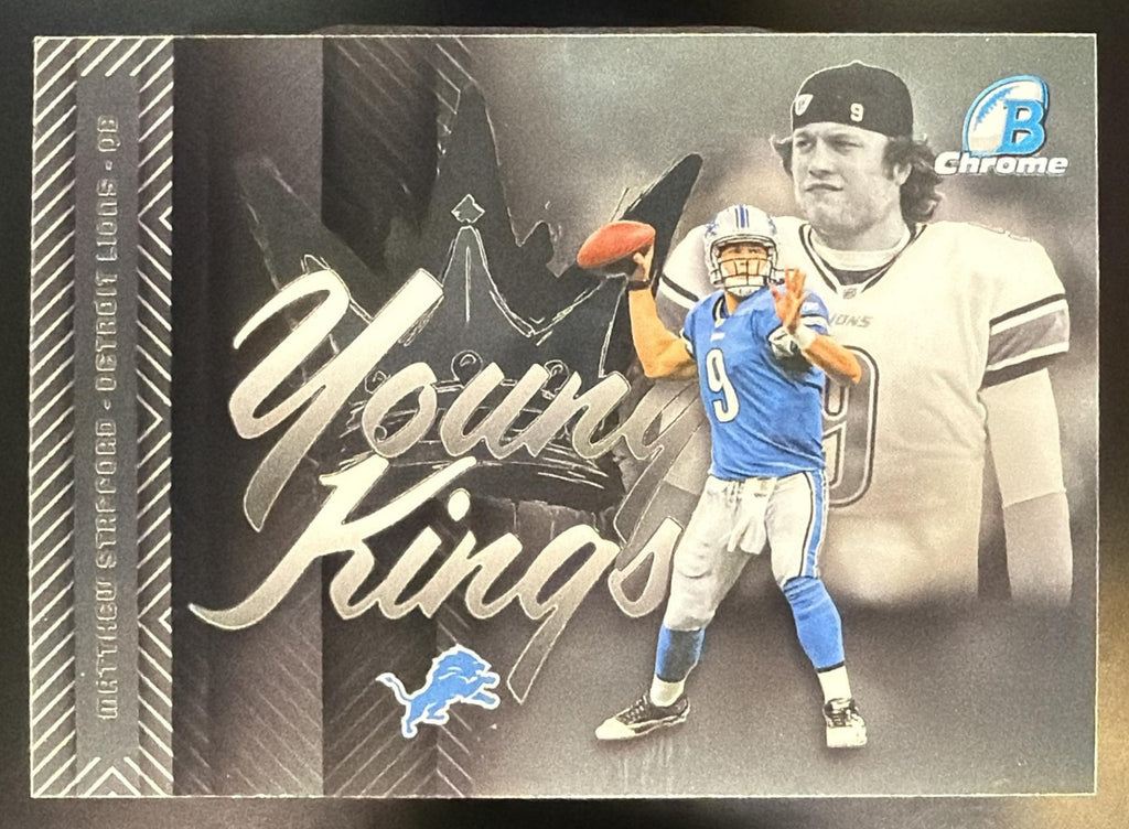 2026 Bowman Matthew Stafford #YK-11 Young Kings Refractor Lions0