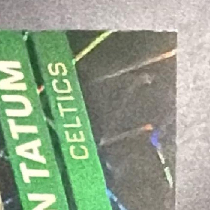 2021 22 Panini Donruss Optic Jayson Tatum #25 Black Velocity Prizm /39 Celtics4