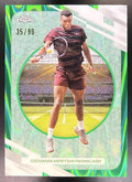 2026 Topps Chrome Tennis Giovanni Mpetshi Perricard #183 Green Geometric Ref /990