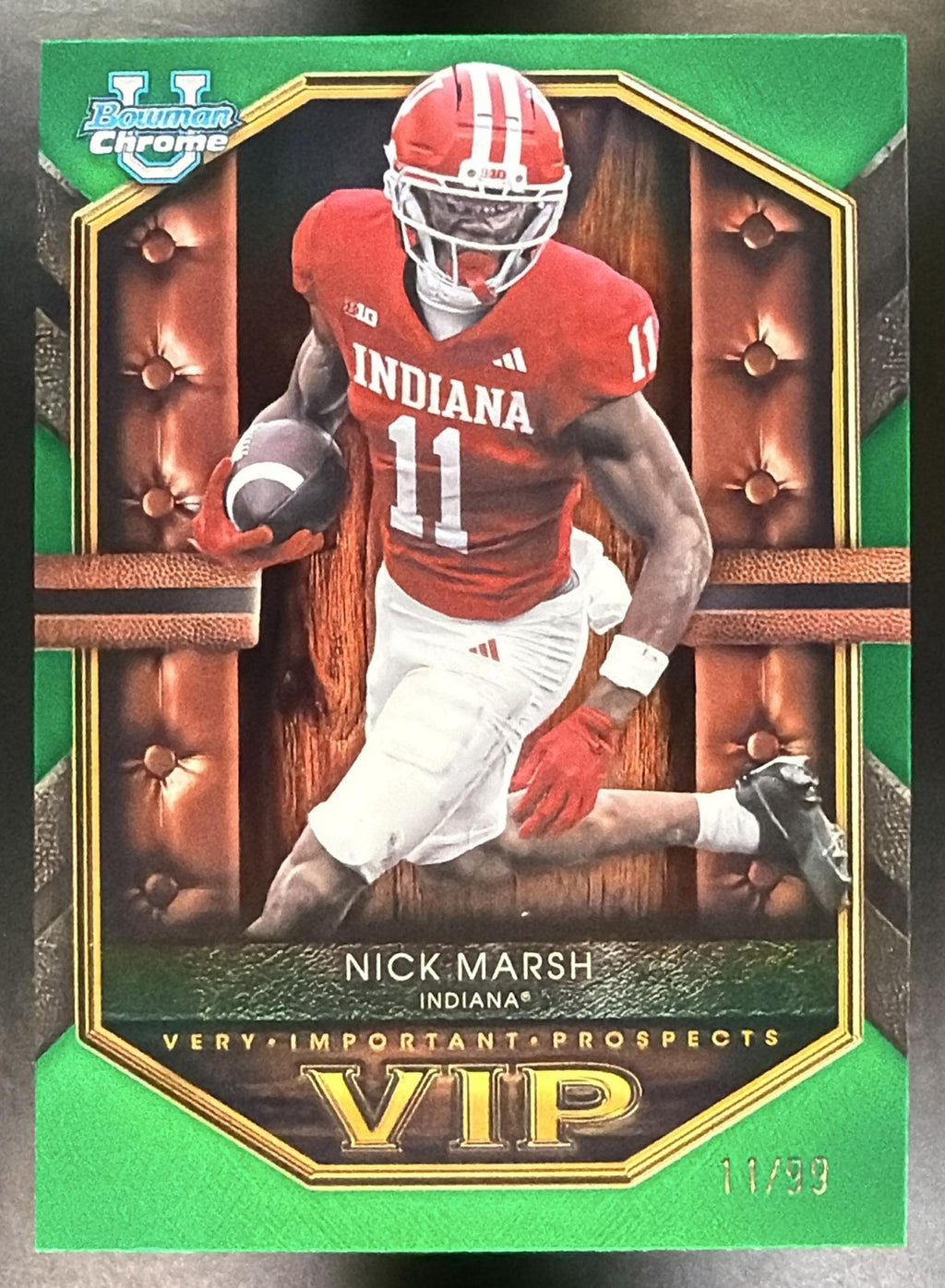 2026 Bowman Nick Marsh #VIP-24 Very Important Prospects Green Refractor /990