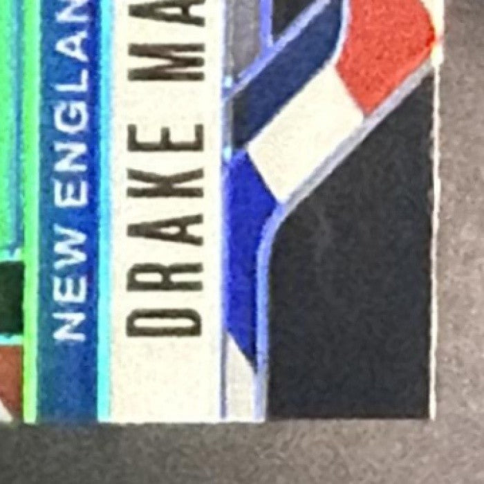 2024 Panini Prizm Drake Maye #329 Red White and Blue RC Patriots5
