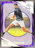2026 Topps Chrome Tennis Giulio Zeppieri #195 Purple Geometric Refractor 29/750