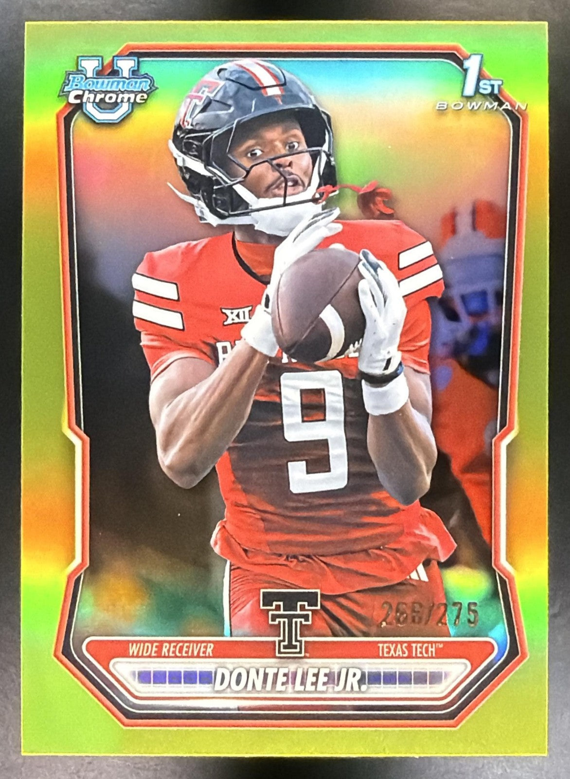 2026 Bowman Donte Lee Jr. #BCP-76 Chrome Gold Refractor /275 1st Prospect0