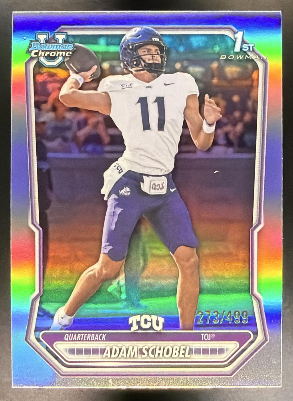 2026 Bowman Adam Schobel #BCP-147 Chrome Refractor /499 1st Prospect0