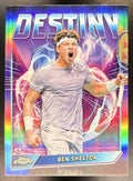 2026 Topps Chrome Tennis Ben Shelton #DTY-SHE Destiny0