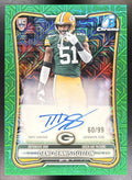 2026 Bowman Dani Dennis-Sutton #BCRA-DDS Chrome Rookie Auto Green Mojo /99 RC0