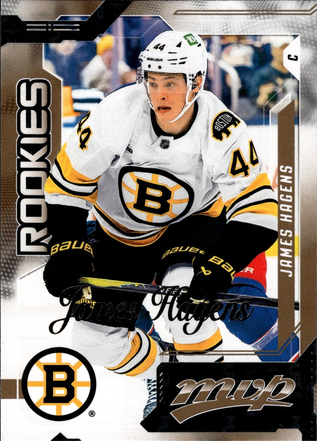 2026-27 Upper Deck MVP James Hagens #249 Gold Script Rookie RC Bruins0