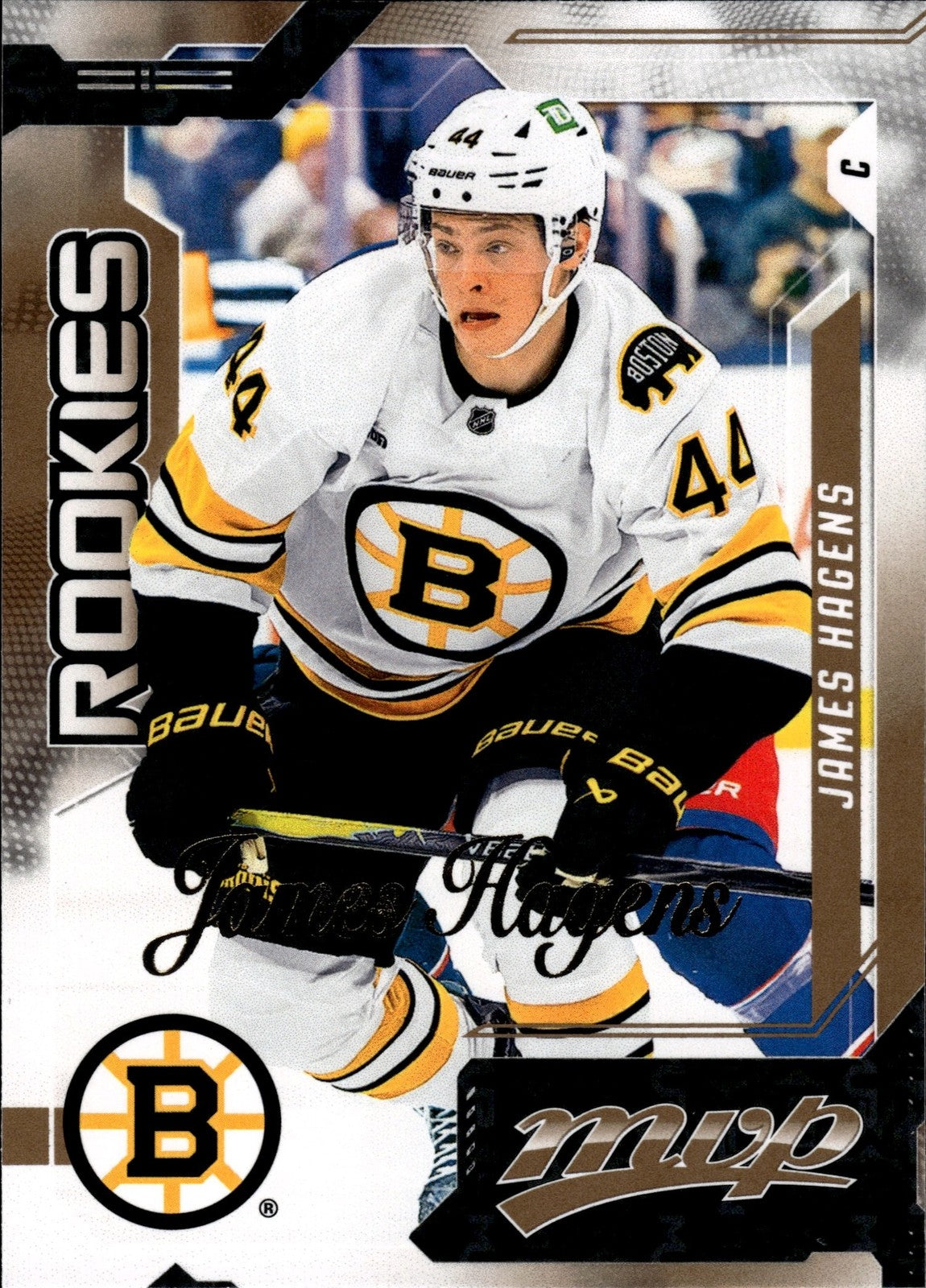 2026-27 Upper Deck MVP James Hagens #249 Gold Script Rookie RC Bruins0