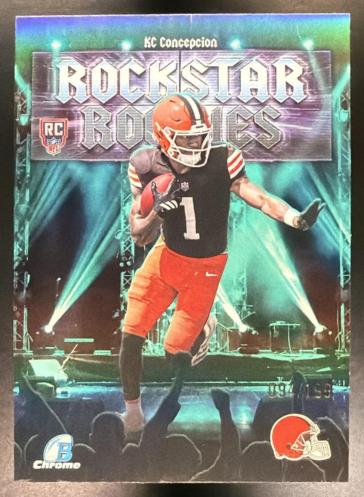 2026 Bowman KC Concepcion #RR-10 Rockstar Rookies Aqua Refractor /199 RC0