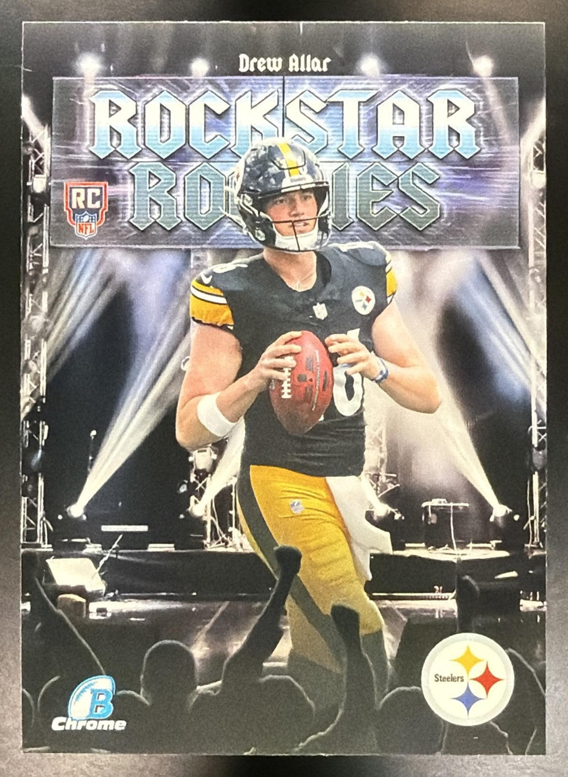 2026 Bowman Drew Allar #RR-5 Rockstar Rookies Refractor RC Steelers0