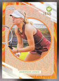 2026 Topps Chrome Tennis Emerson Jones #54 Orange Geometric Refractor 16/25 RC0