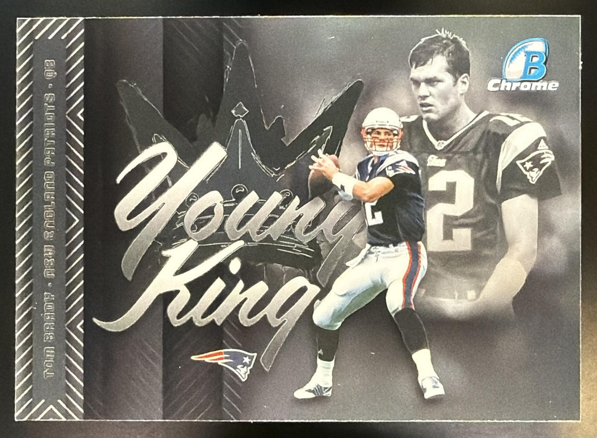 2026 Bowman Tom Brady #YK-20 Young Kings Geometric Refractor Patriots0