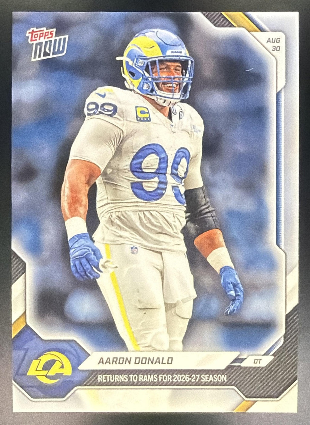 2026 Topps Aaron Donald #FAR-19 Fanatics Authentics Redemption SSP Rams0
