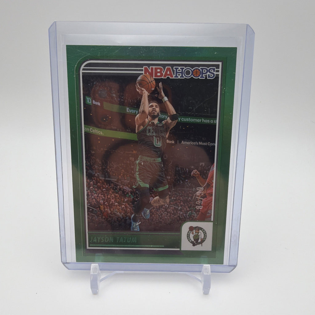 2023-24 Hoops #183 Jayson Tatum Green 89/99 Boston Celtics