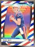 2024 Panini Prizm Drake Maye #329 Red White and Blue RC Patriots0