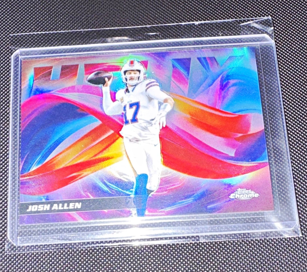Topps Chrome 2025 Helix HX-3 Josh Allen Buffalo Bills NFL