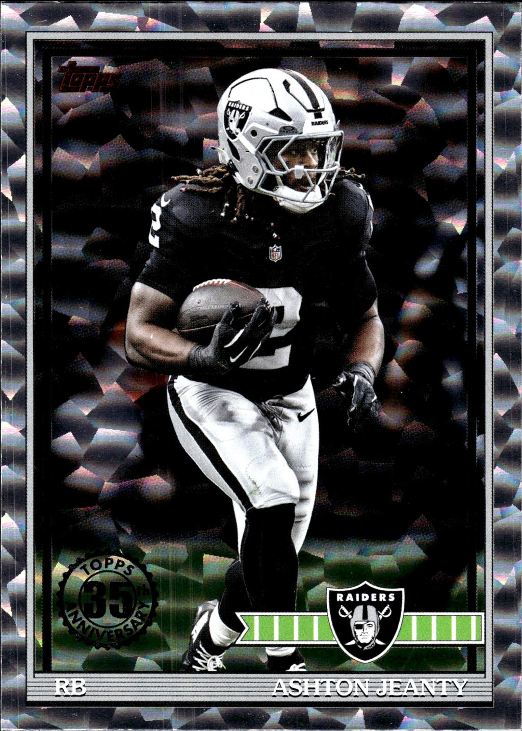 2026 Topps Ashton Jeanty #91TF-27 1991 Crackle Foil Raiders0