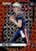 2024 Panini Prizm Drake Maye #329 Lazer RC Patriots0