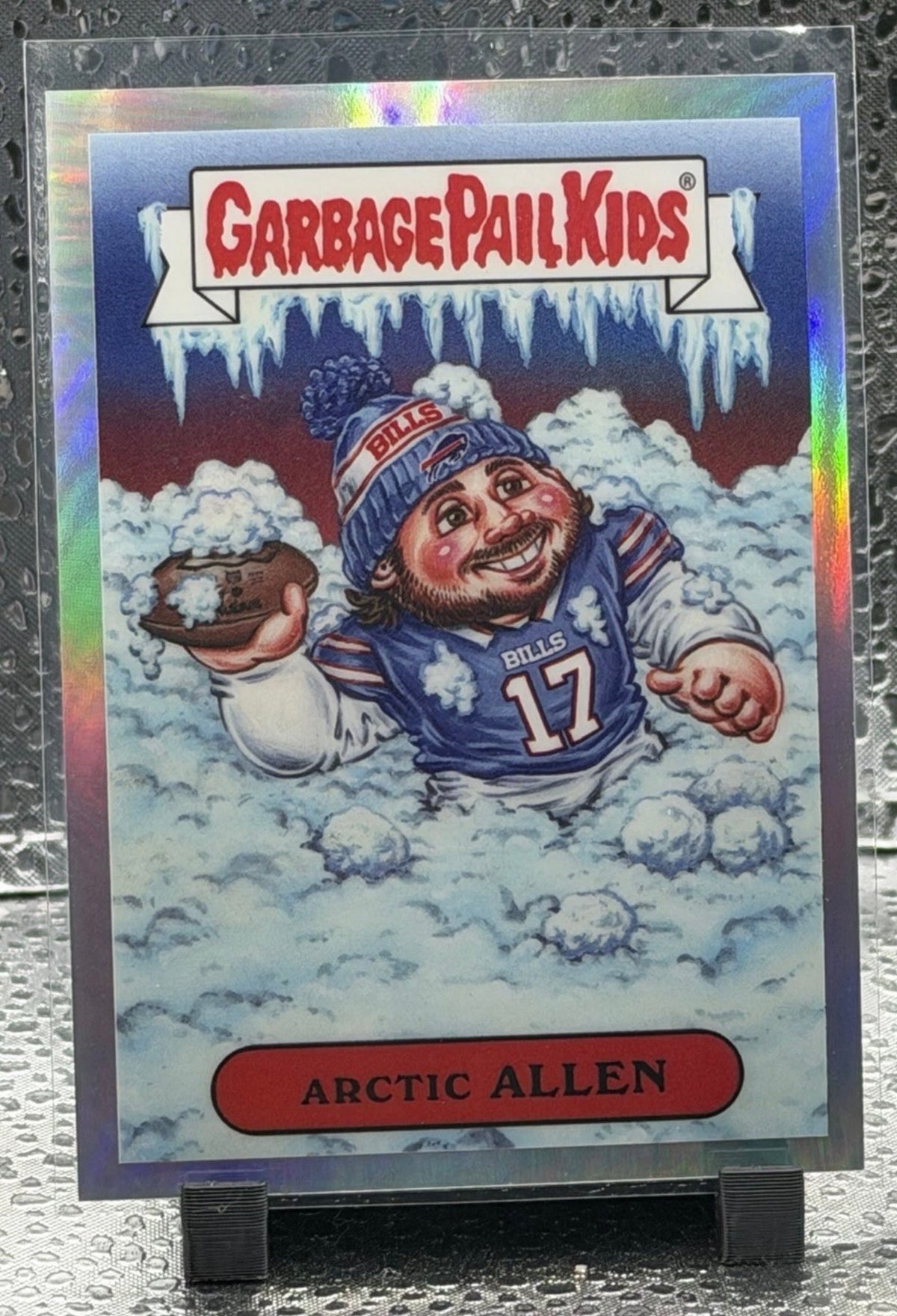 2026 Bowman Football Josh Allen Arctic Allen #NFLG-JA Garbage Pail Kids Refractor Bills