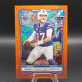 2026 Bowman Chrome Josh Allen #BCV-10 Orange Mojo Refractor 19/25 Bills