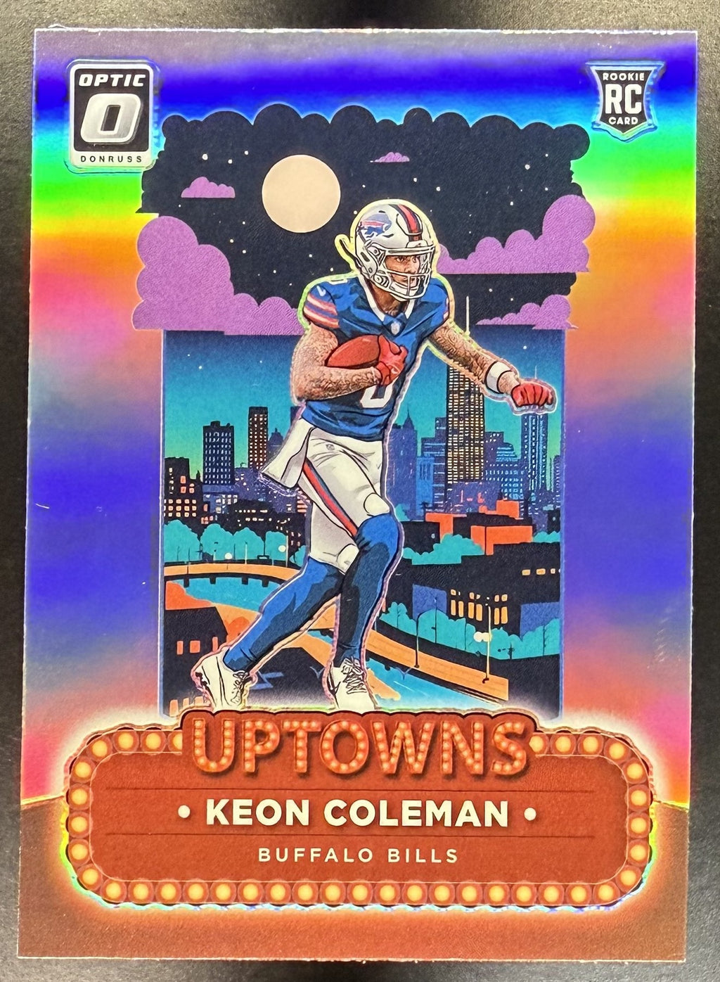 2024 Panini Donruss Optic Keon Coleman #15 Uptowns RC Bills