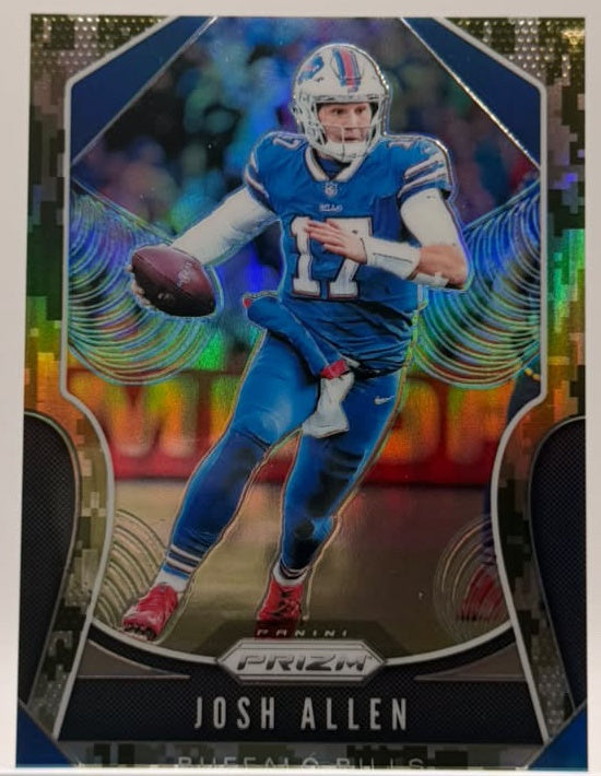 2019 Panini Prizm Josh Allen #3 Camo Prizm /25 Bills