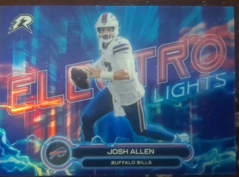 2025 Topps Resurgence Josh Allen Electro Lights #EL-4 Case Hit SSP Bills front