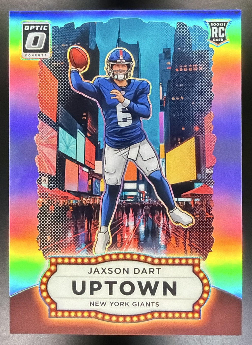 2025 Donruss Optic Jaxson Dart Uptown #11 front