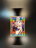 2025 Topps Chrome Josh Allen #34 Leather Gold /50 front