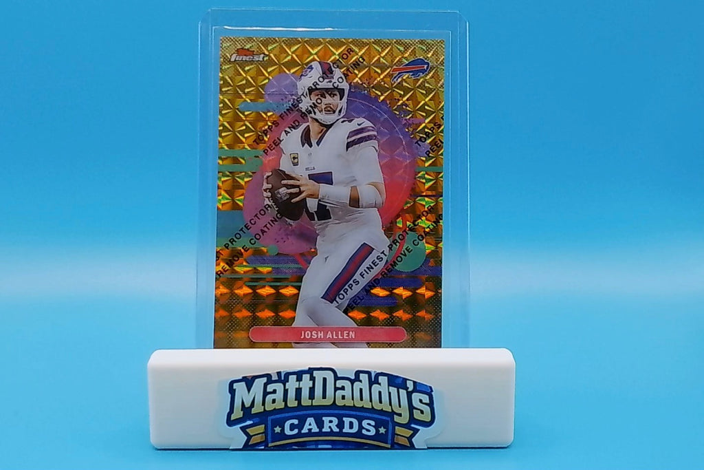 2025 Topps Finest Josh Allen #226 Uncommon Gold Geometric /25 Bills