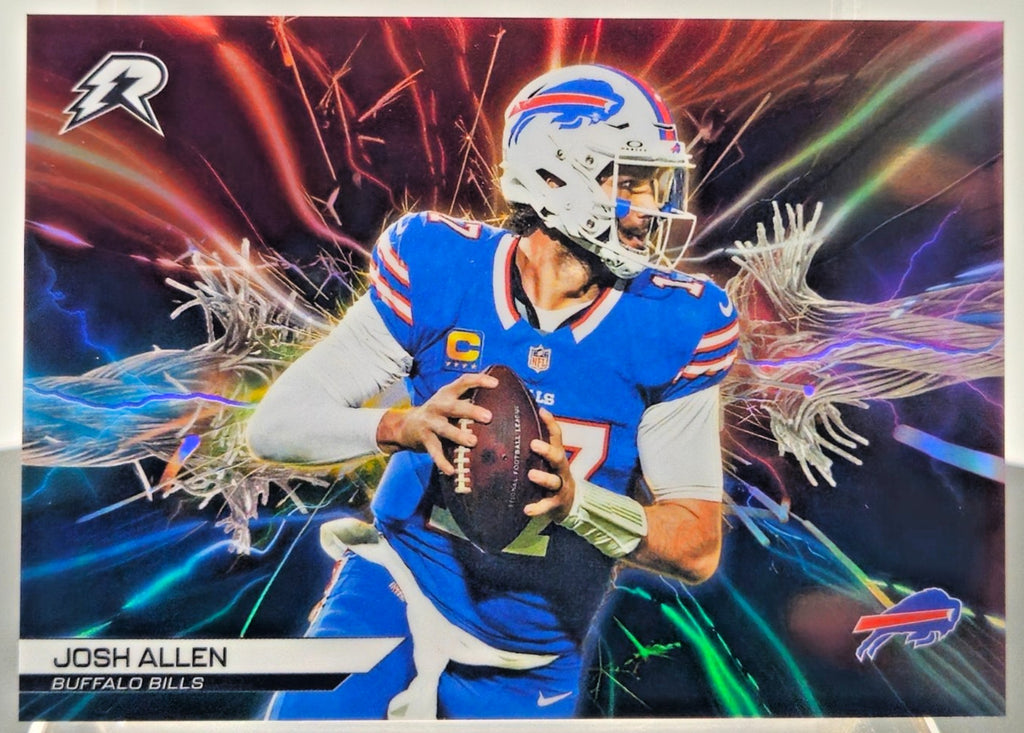 2025 Topps Resurgence Josh Allen Wired #W-7 Case Hit SSP Bills front